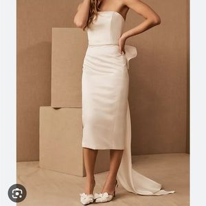 ⭐️SALE⭐️ NWT Amsale Willow Bow Dress